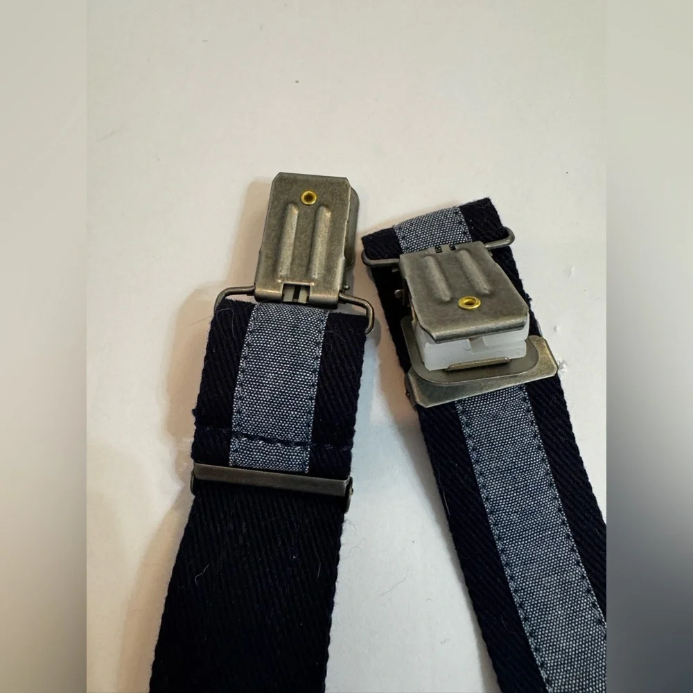 Boys Gymboree Navy Blue Clip-on Suspenders Size 6+